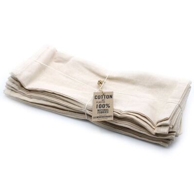 LWBag-Inner - Interior de almohada de bolsa de trigo de algodón natural de 4 oz - Se vende en 25 unidades por exterior