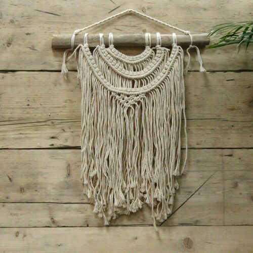 MacW-01 - Macrame Wall Hanging - Three Waves - Sold in 1x unit/s per outer