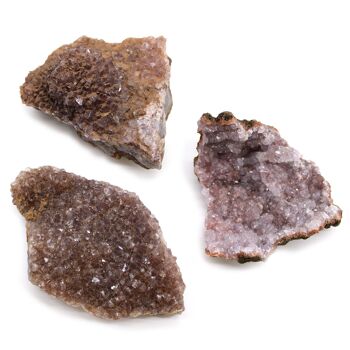 MinSP-09 - Spécimens minéraux - Améthyste (environ 20 pièces) - Vendu en 1x unité/s par extérieur 1