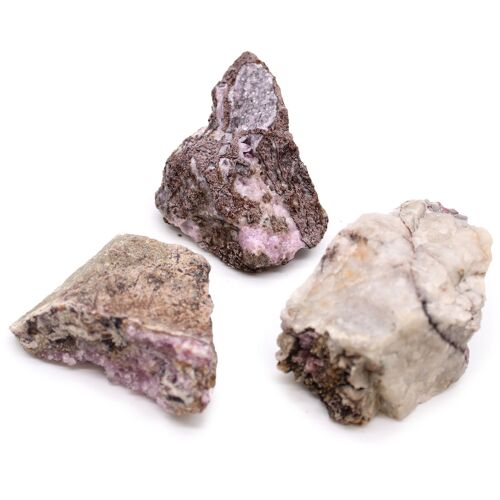 MinSP-11 - Mineral Specimens - Cobalt Calcite (in-between 7-27 pieces) - Sold in 1x unit/s per outer