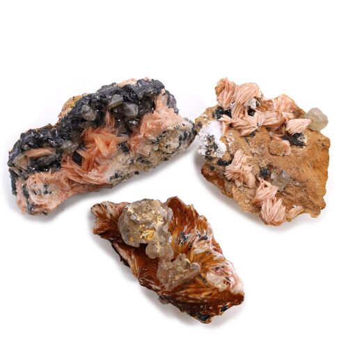 MinSP-16 - Mineral Specimens - Barite Serisite (in-between 10-32 pieces)) - Sold in 1x unit/s per outer