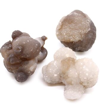 MinSP-17 - Spécimens Minéraux - Calsidone (environ 100 pièces) - Vendu en 1x unité/s par extérieur 1