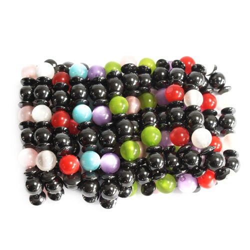 MMMB-05 - Magnetic Bracelets - Colour Therapy Range - asst 6 Designs x 2 - Sold in 12x unit/s per outer
