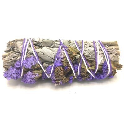 MSage-41 - Smudge Stick - Purple Daze Sage 10 cm - Venduto in 1x unità per esterno