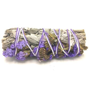 MSage-41 - Smudge Stick - Purple Daze Sage 10cm - Vendu en 1x unité/s par extérieur