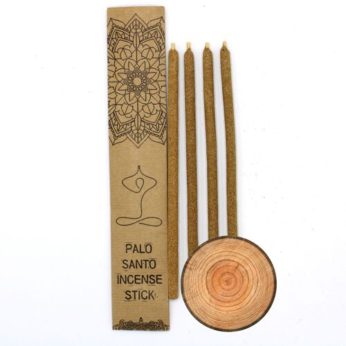 MSantoI-09 - Palo Santo Large Incense Sticks - Sandalwood - Sold in 3x unit/s per outer