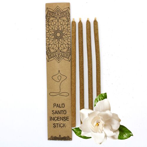 MSantoI-16 - Palo Santo Large Incense Sticks - Gardenia - Sold in 3x unit/s per outer