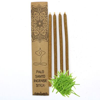 MSantoI-22 - Bastoncini di incenso grandi Palo Santo - Citronella - Venduto in unità 3x per esterno