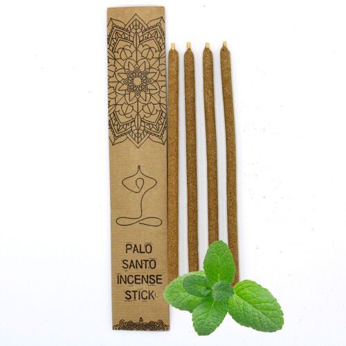 MSantoI-21 - Palo Santo Large Incense Sticks - Mint - Sold in 3x unit/s per outer