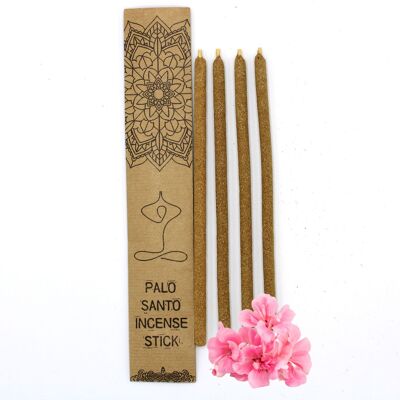 MSantoI-27 – Palo Santo Große Räucherstäbchen – Frische Blumen – Verkauft in 3x Einheit/en pro Außenhülle