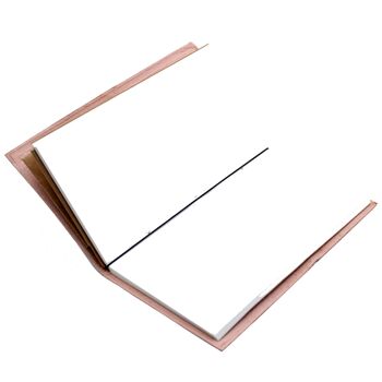 MSJ-15 - Journal en cuir fait main - Recharge de papier - Respectueux de l'environnement (80 pages) - Vendu en 12x unité/s par extérieur 3
