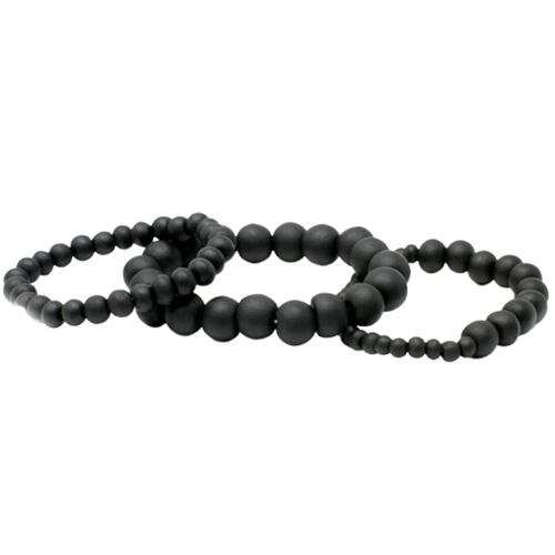 Nbang-01 - Assorted sizes - Blackwood Beads - Sold in 12x unit/s per outer