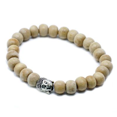Nbang-05 - Perline di sandalo profumate e braccialetto di Buddha - Venduto in 12 unità/i per esterno