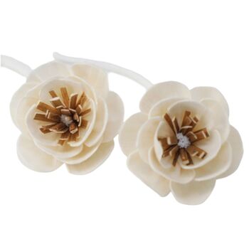 Ndiff-08 - Fleurs naturelles pour diffuseur - Petit coquelicot sur ficelle - Vendu en 12x unité/s par extérieur 2