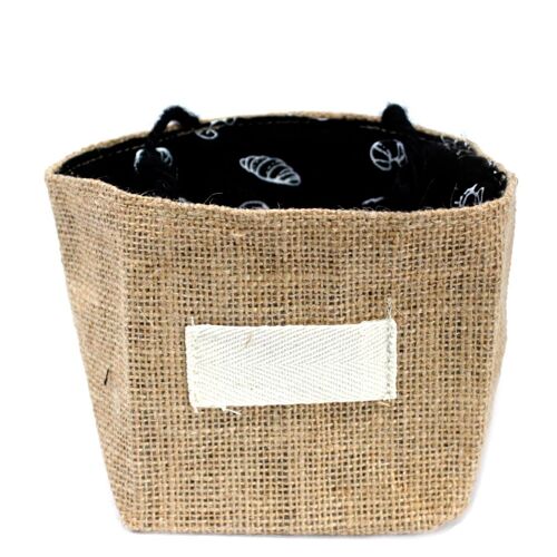 NJC-02 - Medium Black Lining Gift Bag - Sold in 6x unit/s per outer