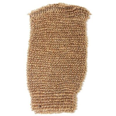 NLuxB-01 - Mitaine en jute douillette - Marron - Vendu en 4x unité/s par extérieur