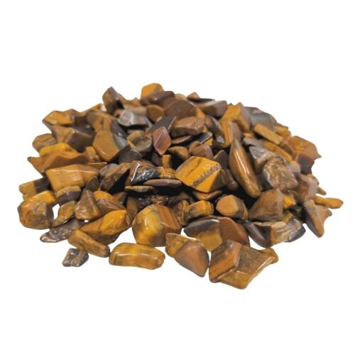 NMGC-15 - Tiger Eye Gemstone Chips Bulk - 1KG - Sold in 1x unit/s per outer