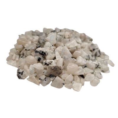 NMGC-18 - Chips de piedras preciosas de luna arcoíris a granel - 1 kg - Se vende en 1 unidad/s por exterior