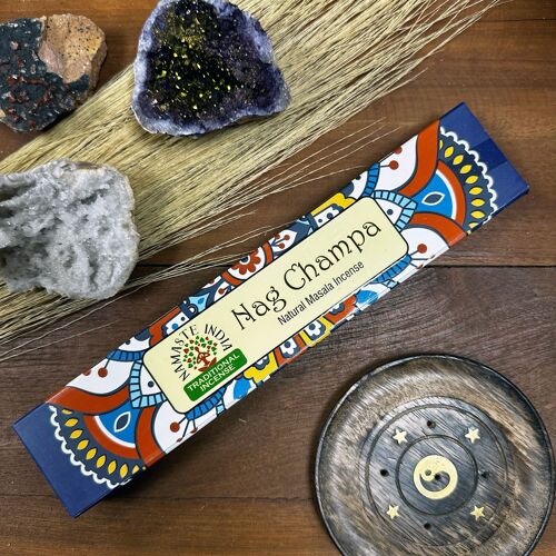 NMMi-07 - Namaste Mandala Masala Incense - Nagchampa - Sold in 12x unit/s per outer