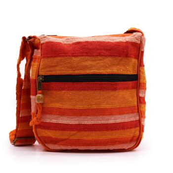 NSBag-14 - Lrg Nepal Sling Bag (Sangle réglable) - Sunrise Orange - Vendu en 1x unité/s par extérieur 1