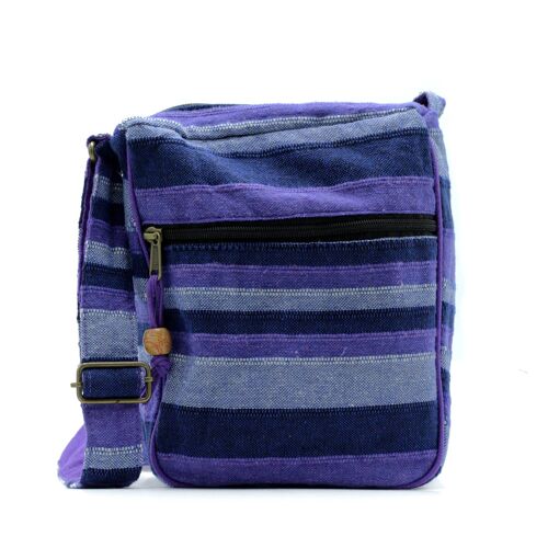NSBag-18 - Lrg Nepal Sling Bag  (Adjustable Strap) - Deep Sea Blues - Sold in 1x unit/s per outer