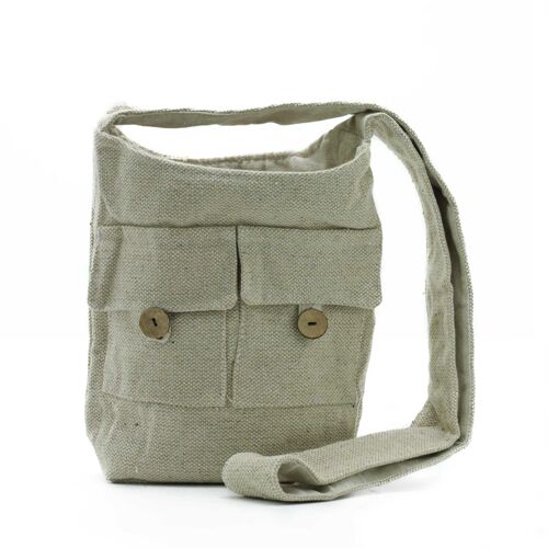 NTTP-01 - Natural Tones Two Pocket Bags - Natural - Medium - Sold in 1x unit/s per outer