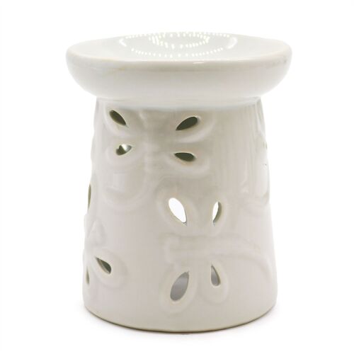 OBCW-05 - Classic White Oil Burner - Dragonfly - Sold in 1x unit/s per outer