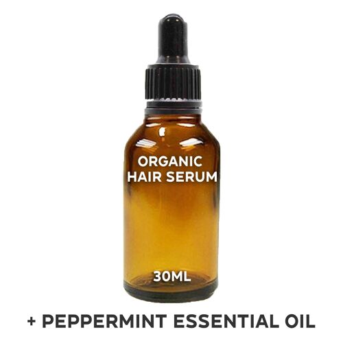 OHSUL-02 - Organic Hair Serum 30ml - Peppermint - White Label - Sold in 20x unit/s per outer