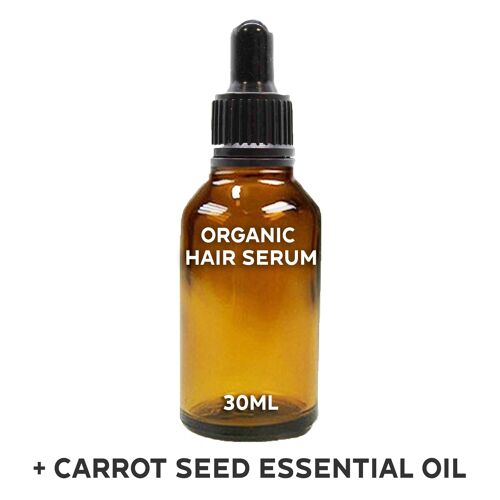 OHSUL-05 - Organic Hair Serum 30ml - Carrot Seed - White Label - Sold in 20x unit/s per outer