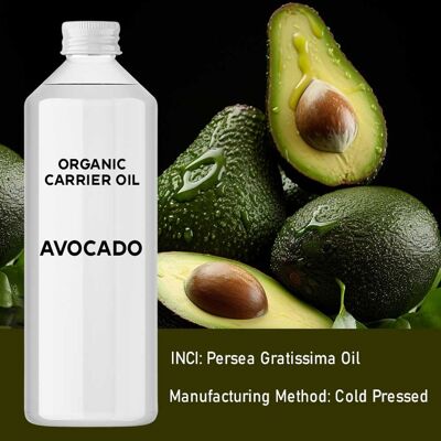 OrgBOz-05 - Olio di avocado biologico 1 litro - Venduto in 1 unità/e per esterno