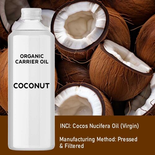 OrgBOz-06 - Organic Coconut Oil 1 Litre - Sold in 1x unit/s per outer