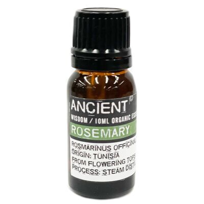 OrgEO-08 - Ätherisches Bio-Rosmarinöl 10 ml - Verkauft in 1x Einheit/en pro Außenhülle