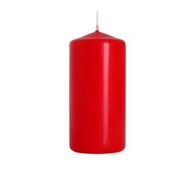 PC-08 - Pillar Candle 50x100mm - Rosso - Venduto in 8x unità per esterno