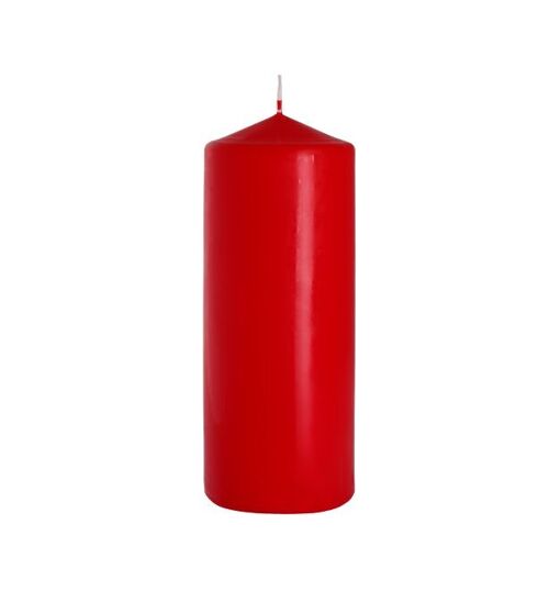 PC-16 - Pillar Candle 80x200mm - Red - Sold in 6x unit/s per outer