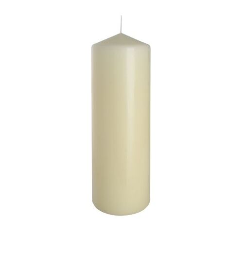PC-17 - Pillar Candle 80x250mm - Ivory - Sold in 6x unit/s per outer