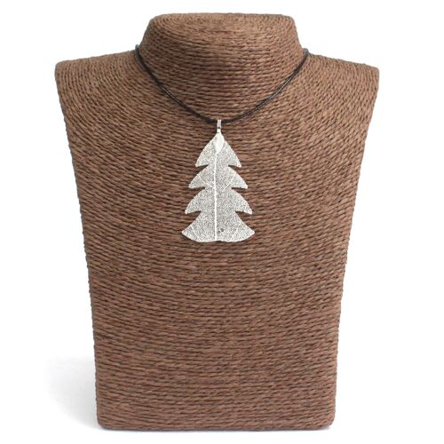 POT-12A - Necklace - Festive Fir - Silver - Sold in 1x unit/s per outer