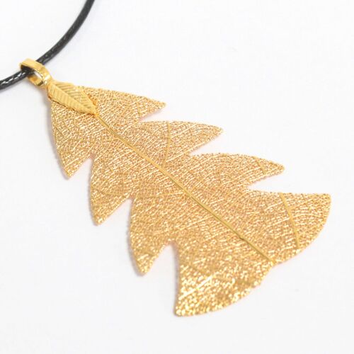 POT-12B - Necklace - Festive Fir - Gold - Sold in 1x unit/s per outer