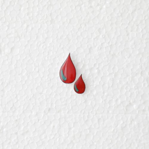 pin's drop of blood