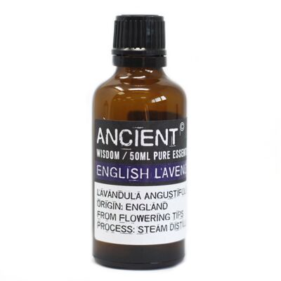 Preo-90 - Aceite Esencial de Lavanda Inglesa 50ml - Vendido en 1x unidad/es por exterior