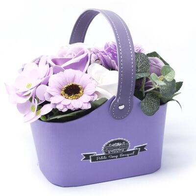 PSFB-02 - Canasta Bouquet Petite - Lavanda Suave - Vendido en 1x unidad/es por exterior