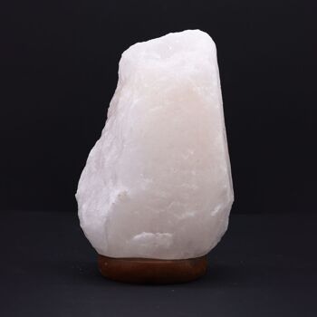 QSalt-12W - Lampe au sel de l'Himalaya Crystal Rock - & Base apx 2-3kg - Vendu en 1x unité/s par extérieur 3