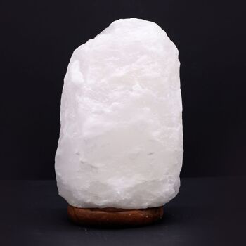 QSalt-13W - Lampe au sel de l'Himalaya Crystal Rock - & Base apx 3-5kg - Vendu en 1x unité/s par extérieur 2