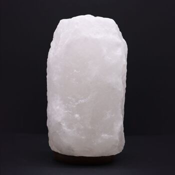 QSalt-16W - Lampe au sel de l'Himalaya Crystal Rock - & Base apx 8-10kg - Vendu en 1x unité/s par extérieur 3