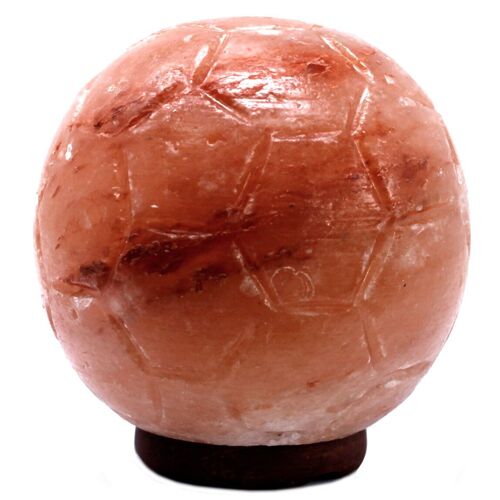 QSalt-203 - Crafted Salt lamp - Football - Sold in 1x unit/s per outer