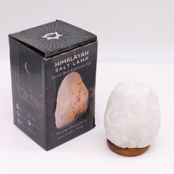 QSalt-26WUK - Lampe au sel de l'Himalaya Crystal Rock - apx 1.5 - 2kg - UK - Vendu en 1x unité/s par extérieur 2