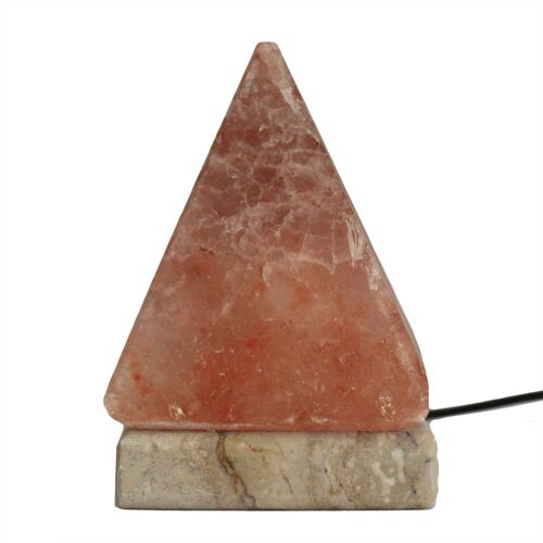 QSalt-48 - Quality USB Pyramid Salt Lamp - 9 cm (white light) - Sold in 1x unit/s per outer