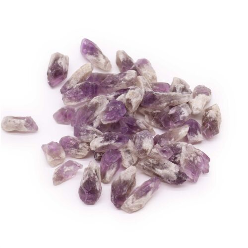 RCry-09 - Amethyst Rough Points Raw Crystals 500g - Sold in 1x unit/s per outer