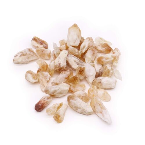 RCry-10 - Citrine Topaz Rough Points Raw Crystals 500g - Sold in 1x unit/s per outer