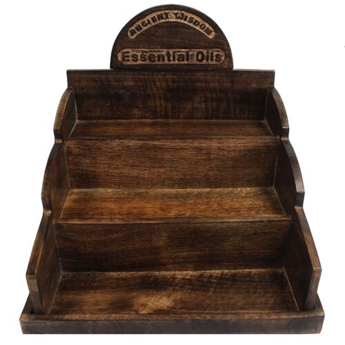 RDS-118M - Essential/Fragrance Oil Mango Wood Stand - Sold in 1x unit/s per outer