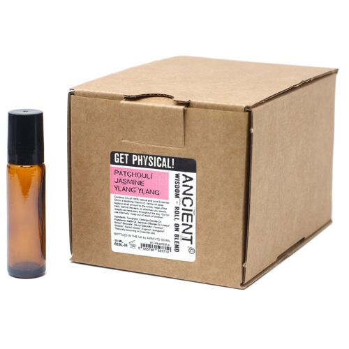 ReblUL-04 - 30x Roll On Essential Oil Blend - Get Physical - UNLABELLED - Sold in 1x unit/s per outer